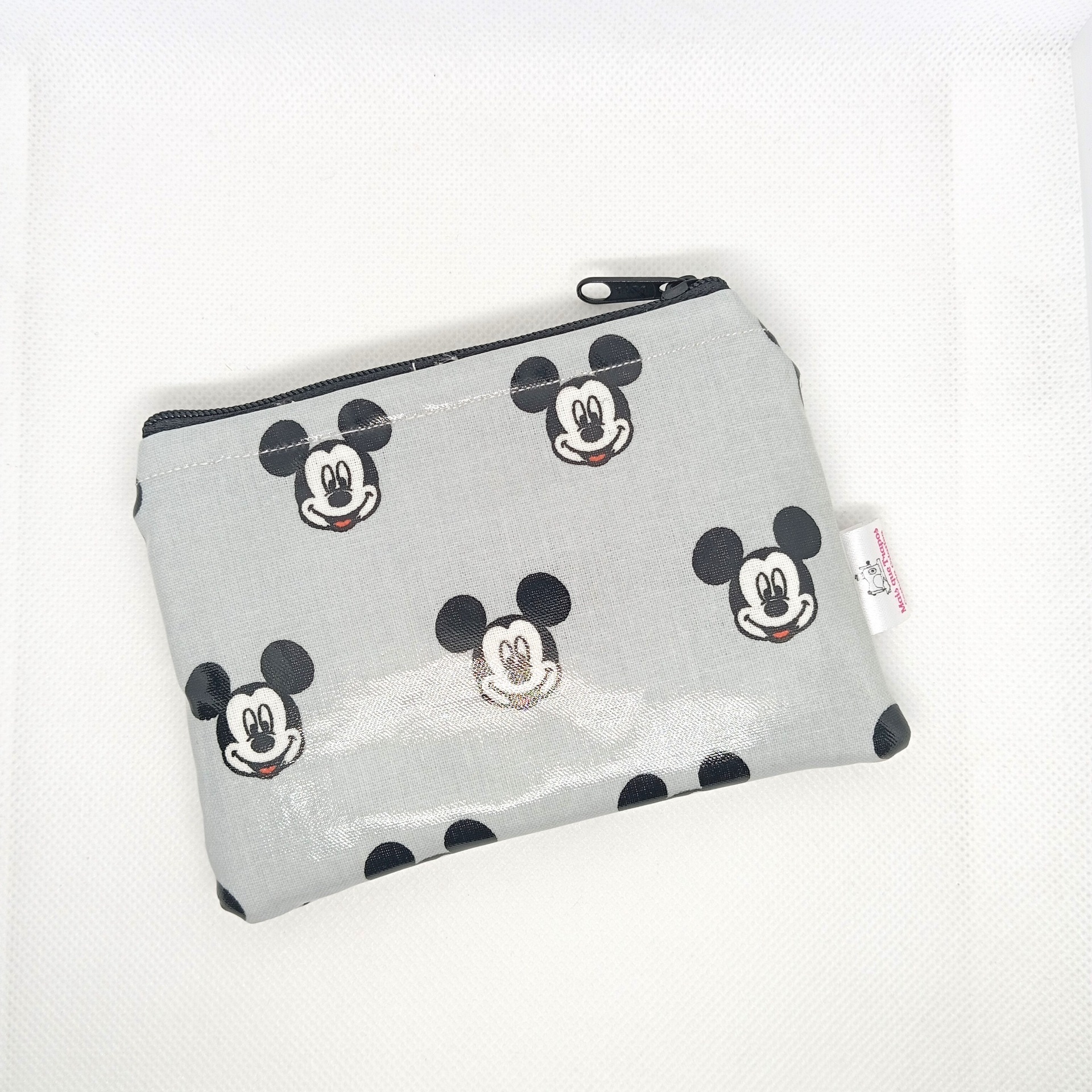 Bolsa Porta Cartões e Moedas Plastificada - Mickey