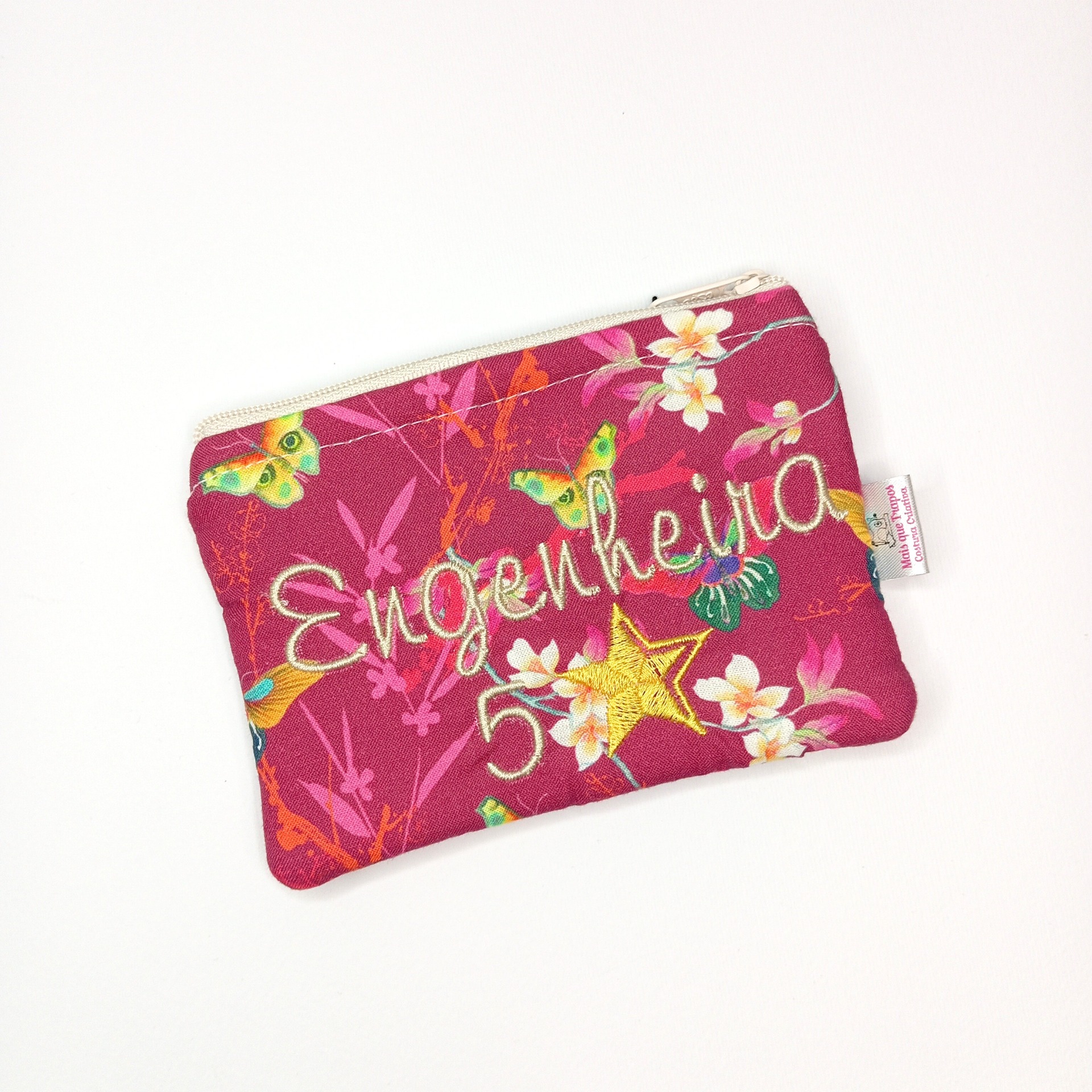 Bolsa Porta Cartões e Moedas – Engenheira 5 ⭐