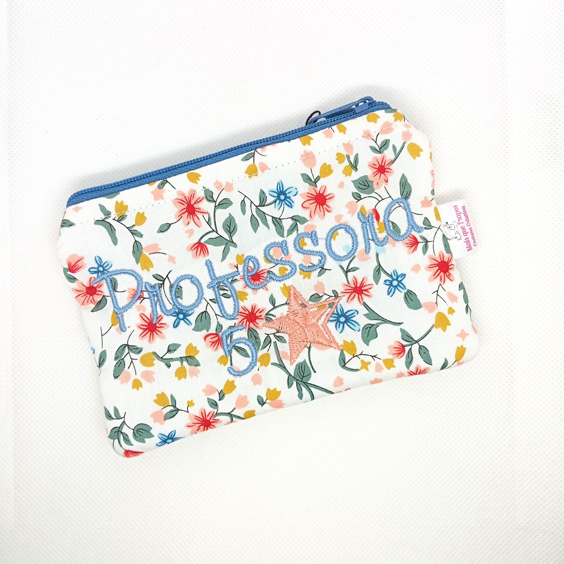 Bolsa Porta Cartões e Moedas – Professora 5⭐