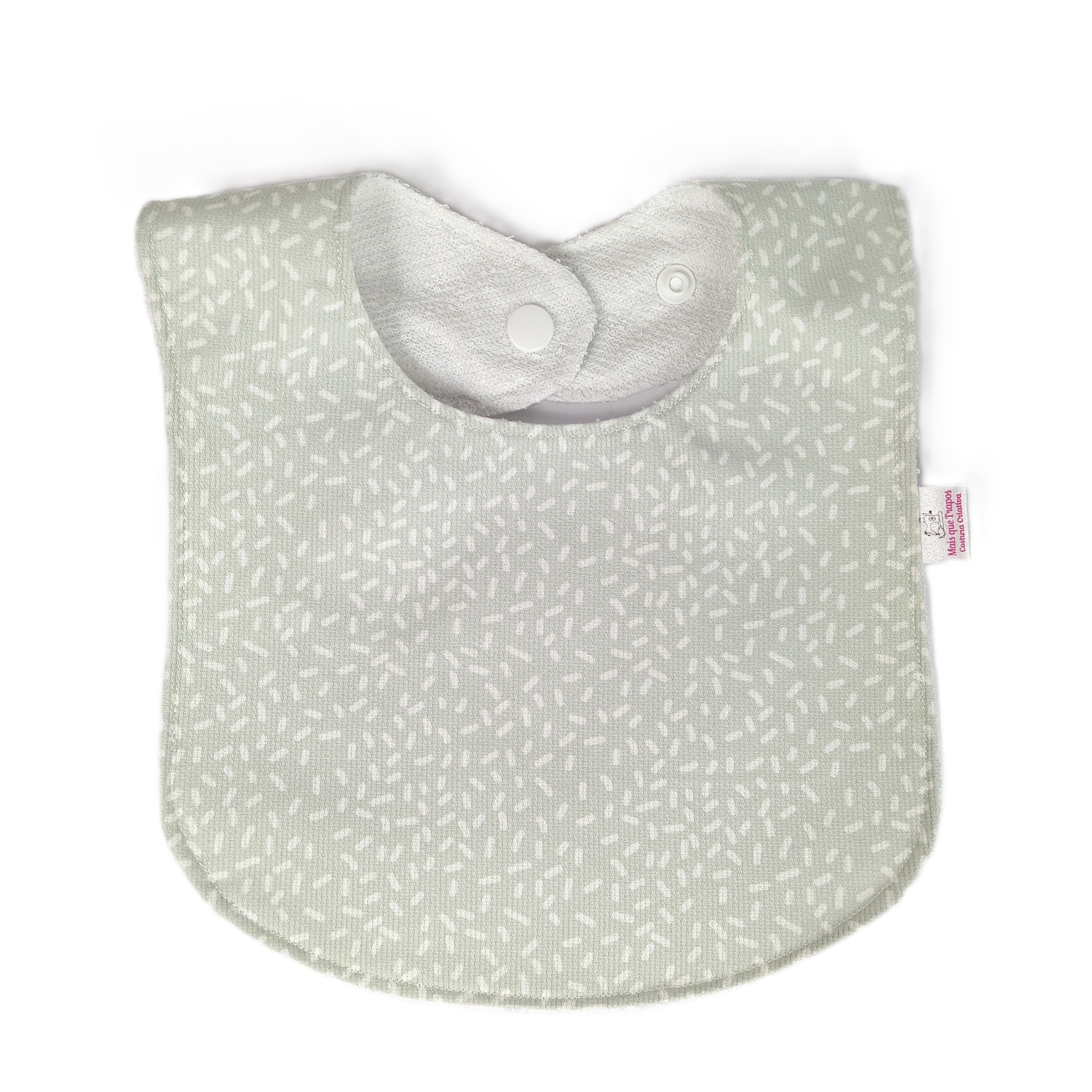 Babete impermeável verdinho